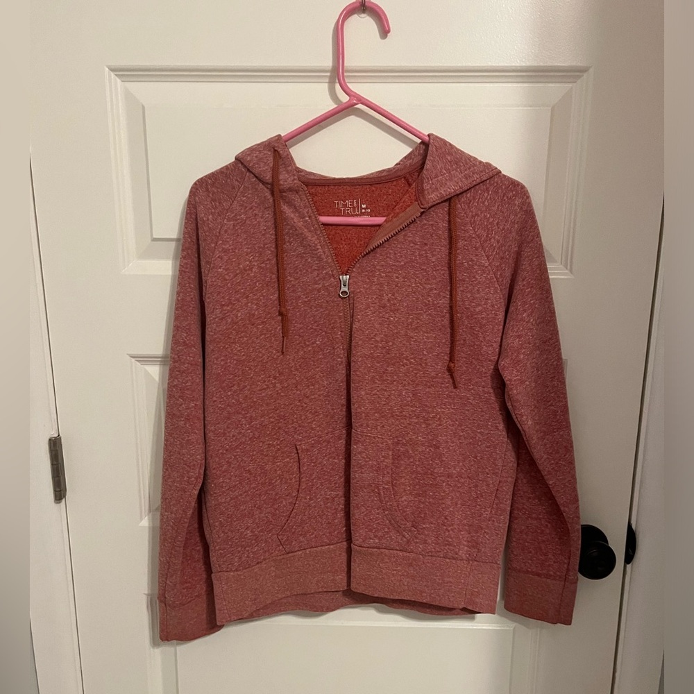 Teen Zip Fleece Jacket with Hood and Pockets